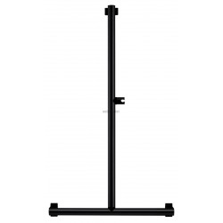 Barre de douche en T ou en L Arsis, Aluminium Epoxy Anthracite réf. 049721