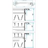 ALDES AC 101 F3 -  200 X 100 MM - GRILLE ALUMINIUM SIMPLE DÉFLEXION