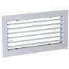 ALDES Grille simple déflexion de reprise en alu AC 101 fixation par clips 300x150