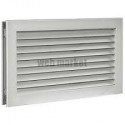 ALDES AC 181 -  200 X 100 MM - GRILLE ALUMINIUM DE TRANSFERT