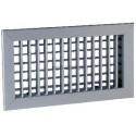 ALDES AC 102 D F3 -  300 X 150 MM - GRILLE ALUMINIUM DOUBLE DÉFLEXION