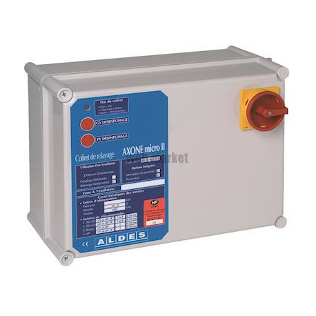 ALDES AXONE MICRO II - 2 VITESSES - TRIPHASÉ - DÉSENFUMAGE UNIQUEMENT