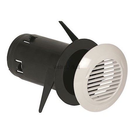 ALDES BOUCHE + MANCHETTE PLASTIQUE TRIDENT (DIAM) 80 MM - H EGAL 140 MM