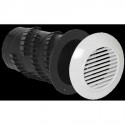 ALDES BOUCHE + MANCHETTE PLASTIQUE VAHINÉE (DIAM) 80 MM - H EGAL 133 MM