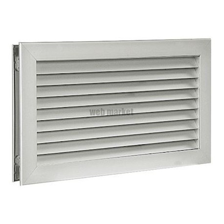 ALDES AC 181 -  400 X 200 MM - GRILLE ALUMINIUM DE TRANSFERT