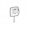 ALDES BOUCHE HYGRORÉGLABLE C34 CURVE L 10-50/120 D125 CORD