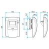 ALDES BOUCHE C35 CURVE L 15-55/135 D125 CORD
