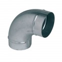 ALDES Coude galvanisé 90° - Diamètre 80 mm embouti