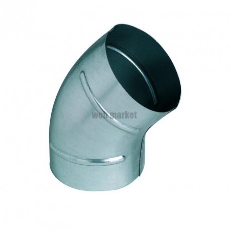 ALDES Coude galvanisé 45° - Diamètre 200 mm embouti