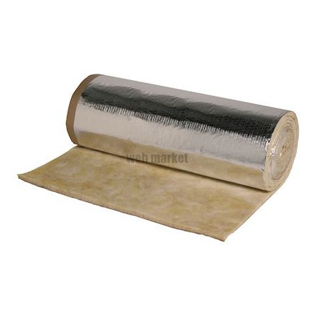 ALDES Rouleaux de laine mineral 7,5 mètres x 1,15 mètres épaisseur 50mm