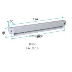 ALDES Auvent acoustique anti moustique pour EHL, EA, EHB2 - Blanc