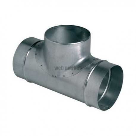 ALDES Té Equerre Galvanisé : TE 90° - Diamètre 315/315 mm