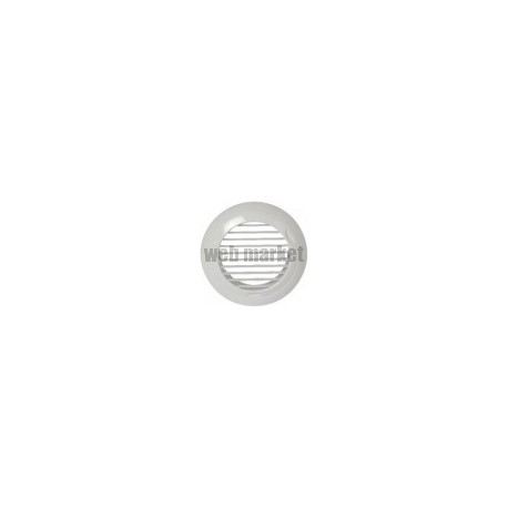 Grille plastique fixe BIP 110 m³/h D 125 mm - blanc