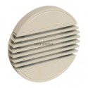 ALDES Terminal BIM2 300 - Alu - Blanc - Soufflage mural ou reprise mural/plafond D125