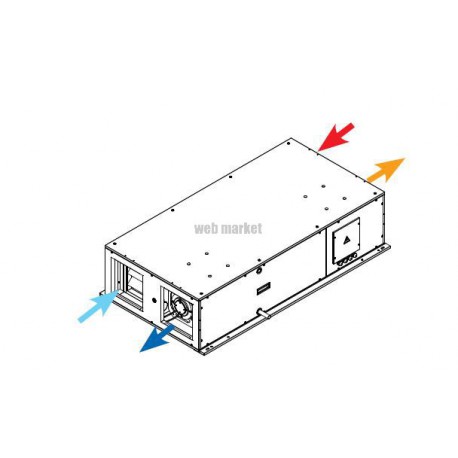 ATLANTIC DUOFLEX-H 500 DEP - DF CC HORIZONTAL 500M3/H+DEP