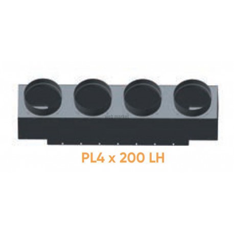 ATLANTIC PLENUM SOUFFLAGE 4 X 200 - PL4 X 200 LH