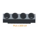ATLANTIC PLENUM SOUFFLAGE 4 X 200 - PL4 X 200 LH