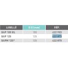 ATLANTIC GRILLE EXTERIEURE NON ACOUSTIQUE DIAMETRE 125 - GAP 125