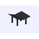 ATLANTIC CPP TAILLE 700/1100 - CHAPEAU PARE PLUIE POUR COMETE/COSMOS TAILLE 700/1100