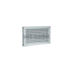 ALDES Grille de transfert simple déflexion AC181 Aluminium fixation par vis 300x150 mm