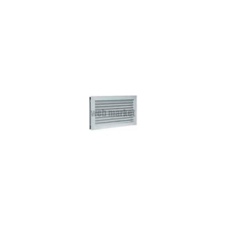 ALDES Grille de transfert simple déflexion AC181 Aluminium fixation par vis 300x150 mm