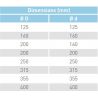 Culotte à 90° - CU - Diamètre 315 mm vers 2 x 315 mm - Acier galvanisé