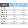 Tm 100 p - terminal d'extraction et d'insufflation en aluminium plafond
