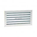 Gra 400x200 b - grille reprise alu blanc 400x200