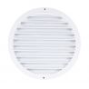 Gac m 200 - grille extérieure alu circ.dia 200