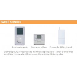 Pack sondes pour Shogun ZC - alimentation filaire - 2 zones