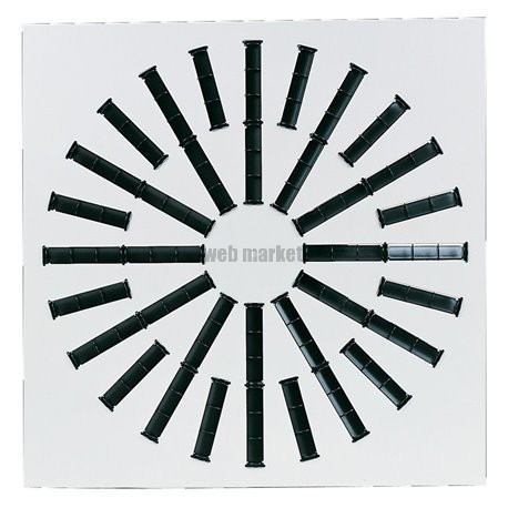 Dfh 600-500 - diffuseur a jet helicoidal 600x600
