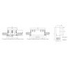 Dfa-2f/an 900b - diffuseur 2fentes lg900 air neuf