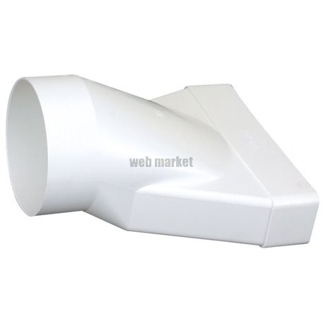 Rmd 55x110x100 j - raccord mixte droit a joint section 55 x 110 en diamètre 100