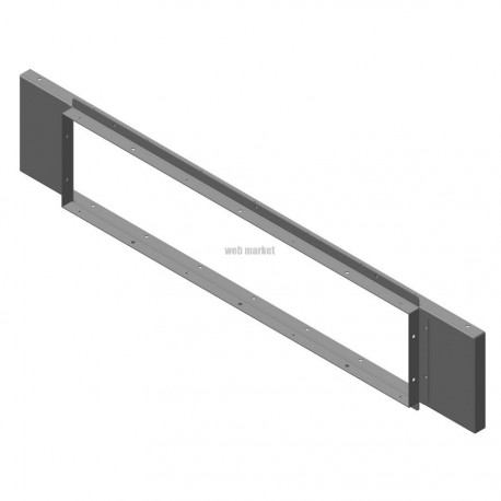 Xac 125 - adapteur oval 125 mm pour cdp 6x75 reseaux clip & go