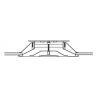 Dac(o) 250 - diffuseur alu circ.+vis cachees d250