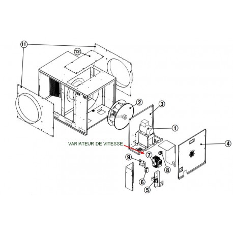 ALDES Variateur AC triphasé 0.75kW