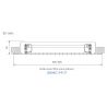 GRMC/FP/F 595/595 - Grille de reprise maille carrée 595X595 av filtre ss plen,