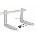 SUPPORT PRE-MONTE MUR PLIABLE 550MM BAR NIV LG 800 MM AVEC ROND 140KG