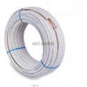 COURONNE FILMÉE TUBE CU08 1/4-1/2 ISOLÉ PE  BLANC BS2D0 (M1) 100M