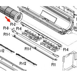 DAIKIN VOLET BALAYAGE POUR MACHINE FTXS20K2V1B