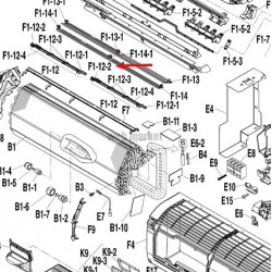 DAIKIN PROTECTION VENTIL GAUCHE POUR MACHINE FTXS20G2V1B