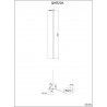 Paroi de douche de face fixe DOMINO 20cm