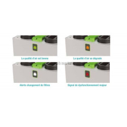 ALDES VMC Double-Flux et purification d'air InspirAIR® Top 450 échangeur enthalpique