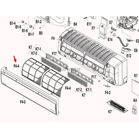 DAIKIN FILTRE A AIR POUR MACHINE FTX35JV1B