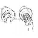 ALDES Filtre cyclonique de rechange pour centrales d'aspiration C.Axpir Initia-Comfort