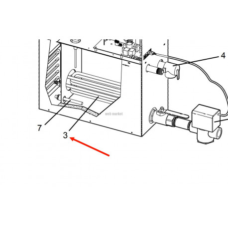 Résistance 6kW générateur vapeur CT6E Mono( Frais/Délai supp à prévoir )