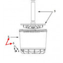 Cuve avec purge pour filtre P-FI 500