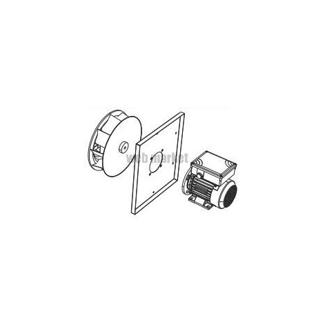 ALDES Sous-ensemble Moteur + Roue EasyVEC 2500 Standard