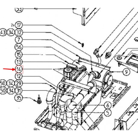 DAIKIN JOINT 3/8" POUR MACHINE EKHBX008AA3V3