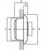 ATLANTIC BAH AUTO 200 B - BUSES PISTON THERMOSTATIQUE DIAMETRE 200 COULEUR BLANCHE